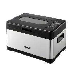 VEVOR Sous Vide Cooker, 800W Sous-Vide Machine, Suveed Cooking Machine with LED Digital Display, Glass Lid, Precise Temperature & Timer Control